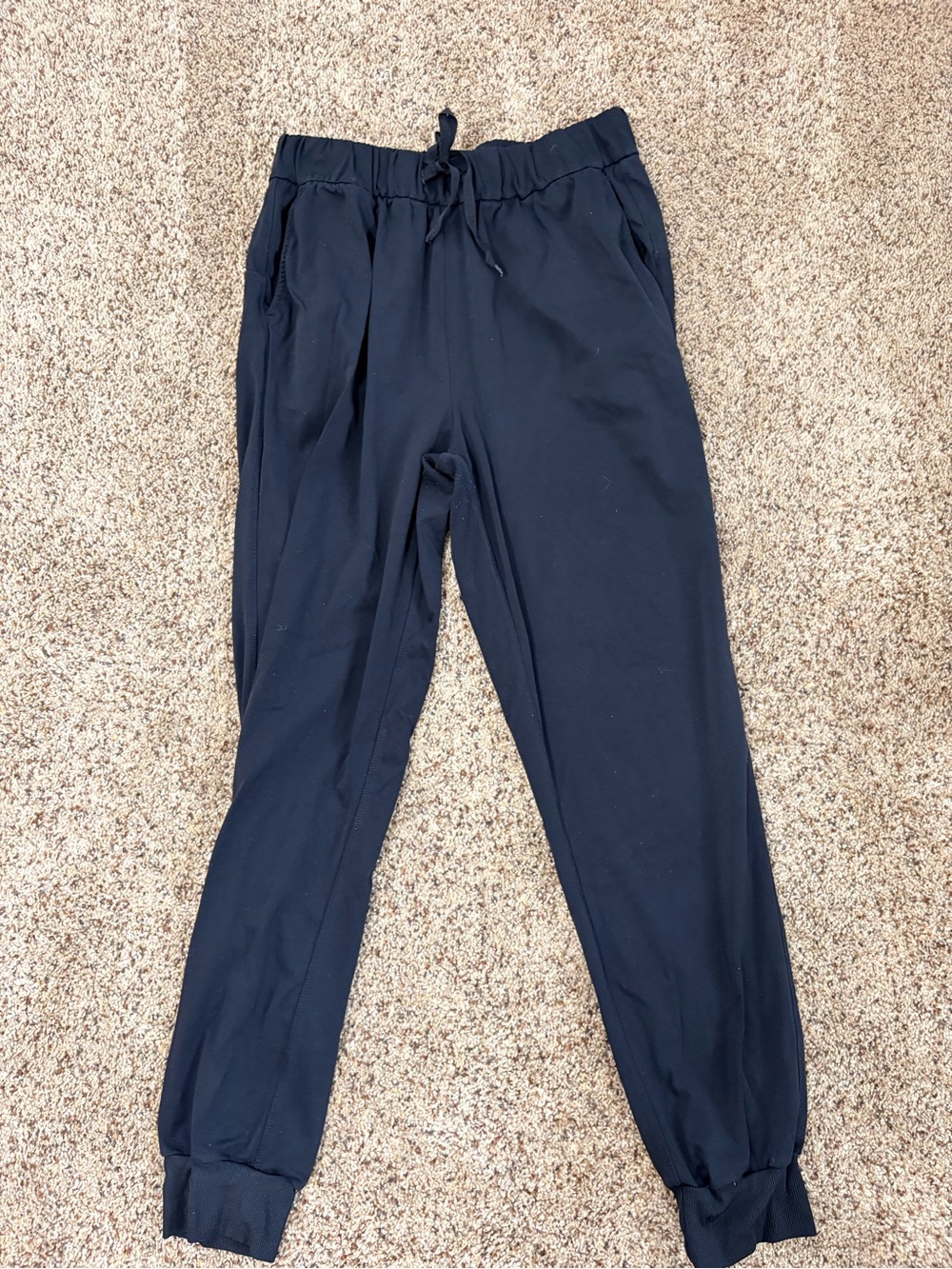 Women's Black Drawstring Jogger Pants